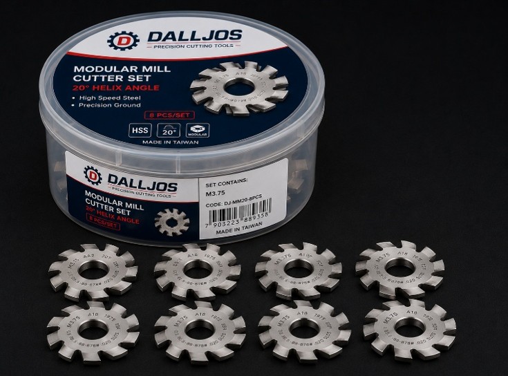 [DJS-GMC-M2-M100] HSS Module M5 Gear Milling Cutter M1